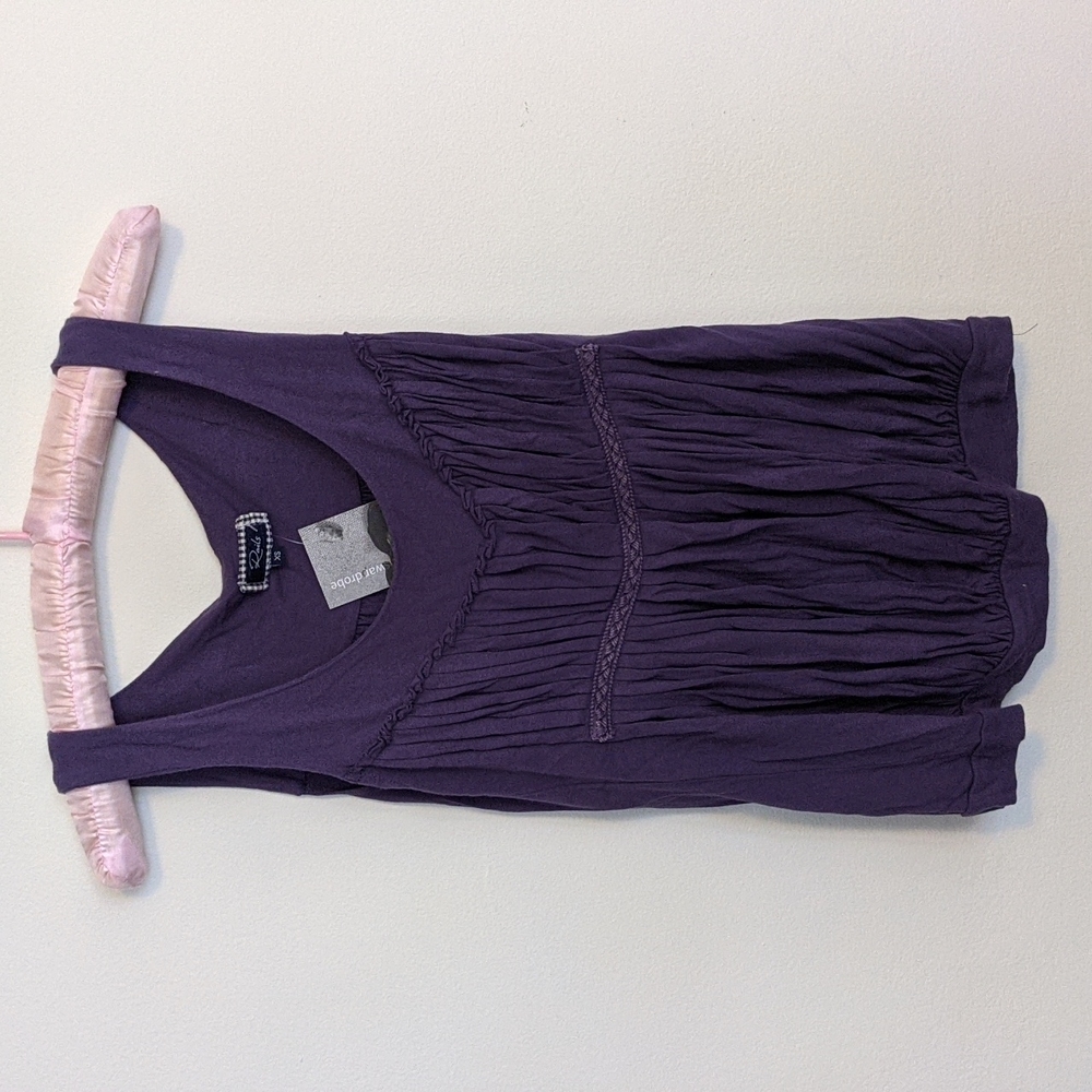 🌙🫰🏼 Purple Rails Pheasant Sleeveless Blouse